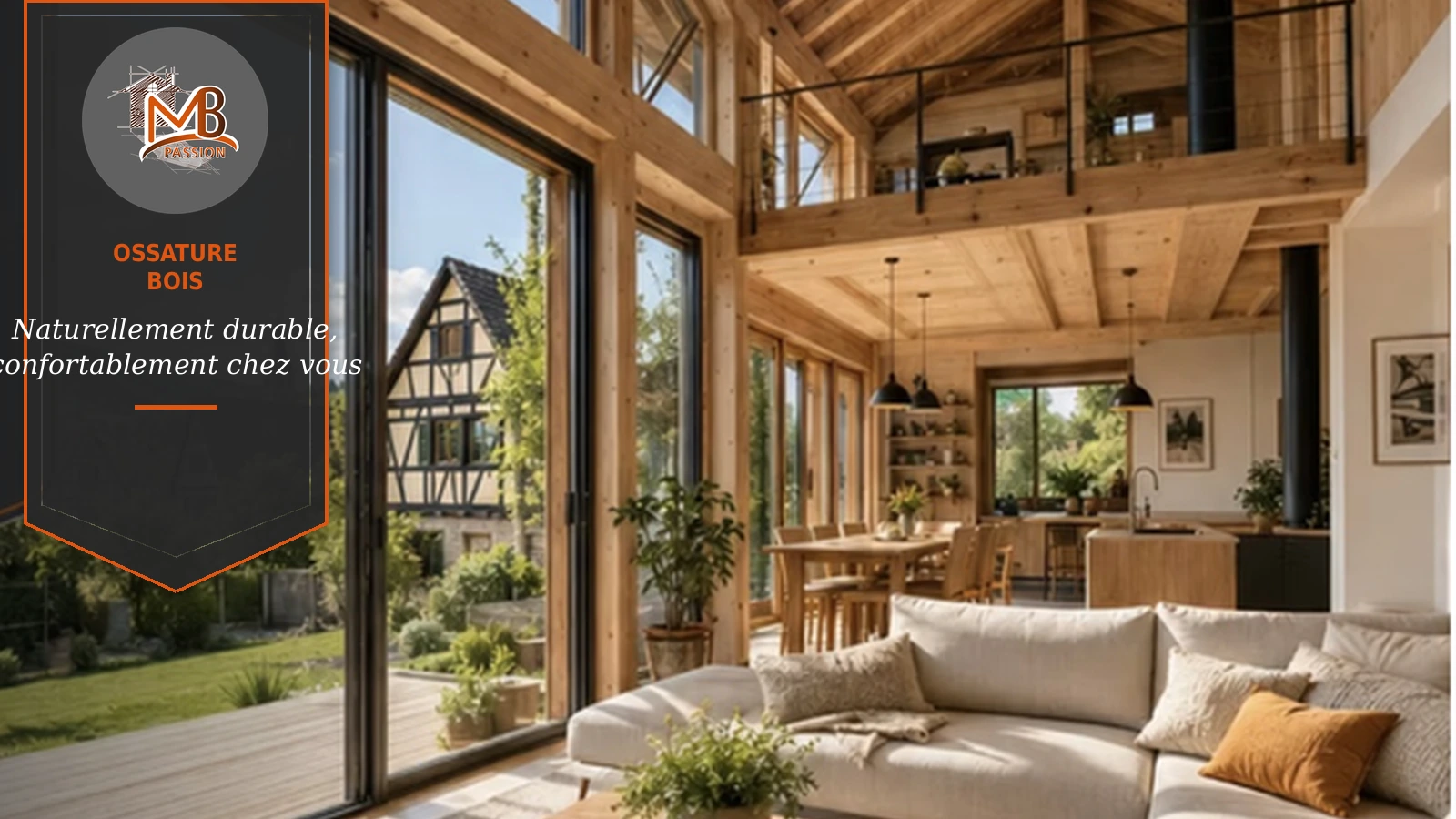 Maison à ossature bois - Rénov MB Passion