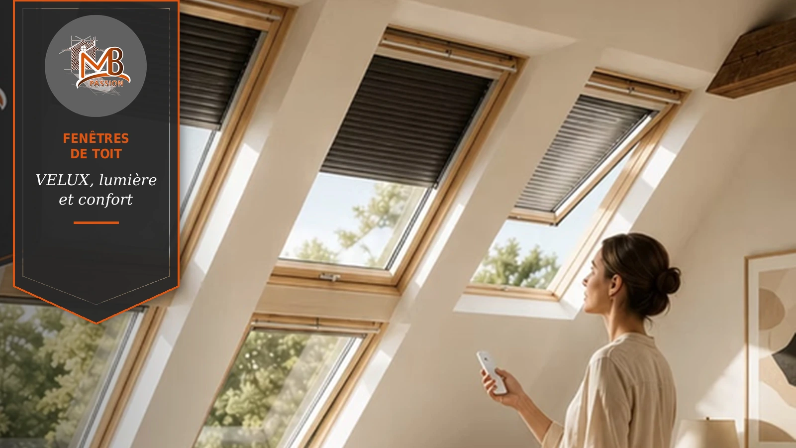 Fenêtres de toit VELUX - Rénov MB Passion